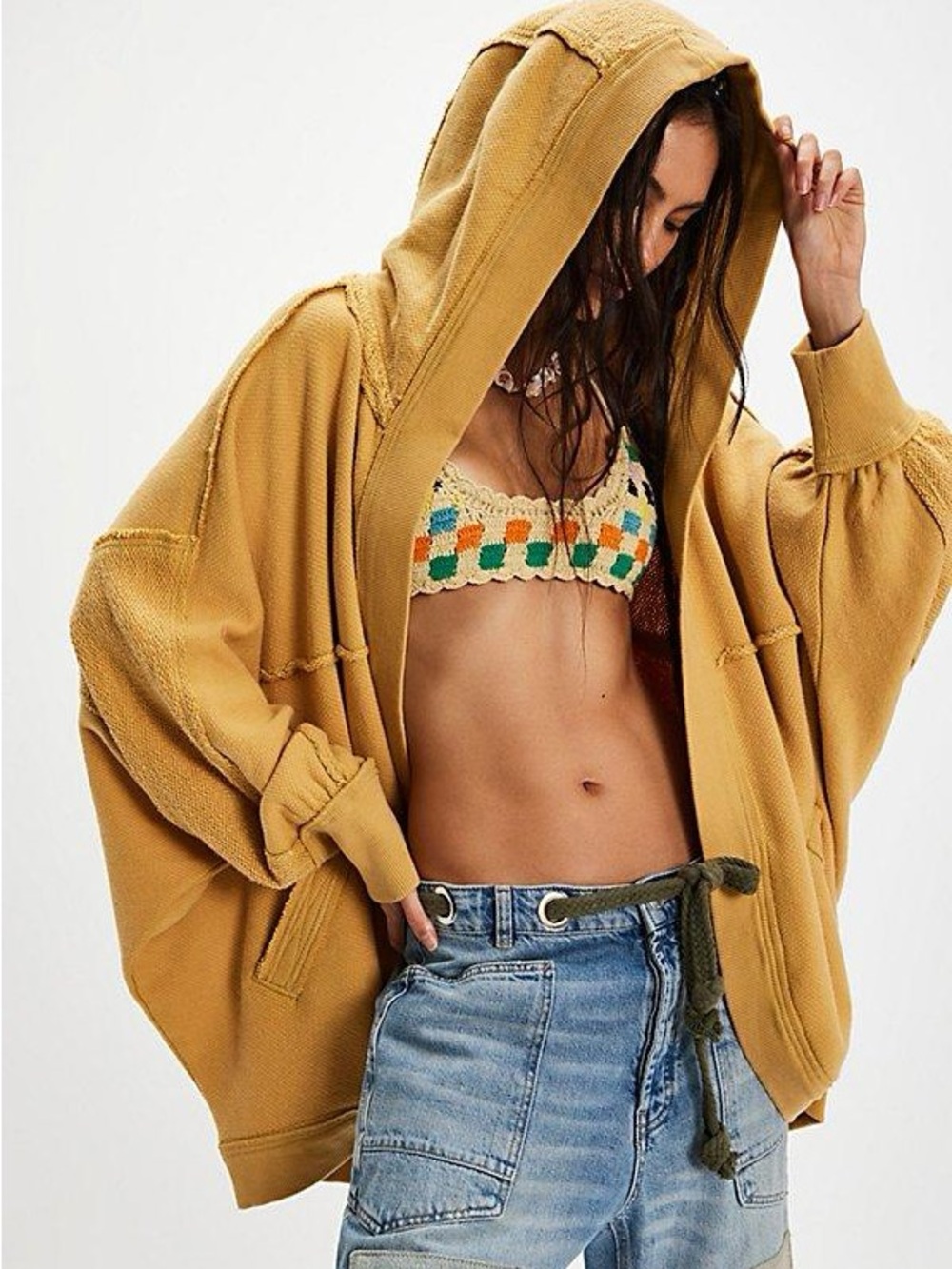 *NEW* Free People We The Free Forever Yours Cardi in Fall Leaf, size M